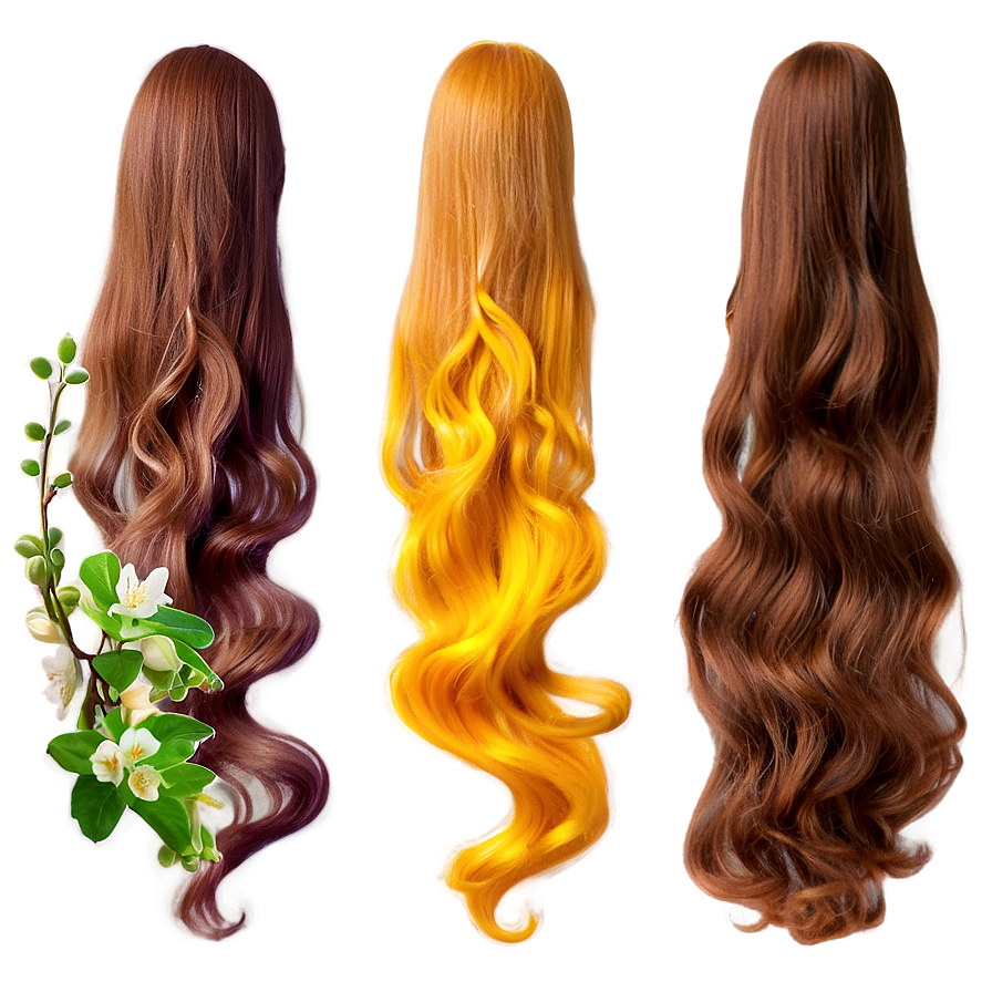 Long Hair Spring Blossom Png Xgf