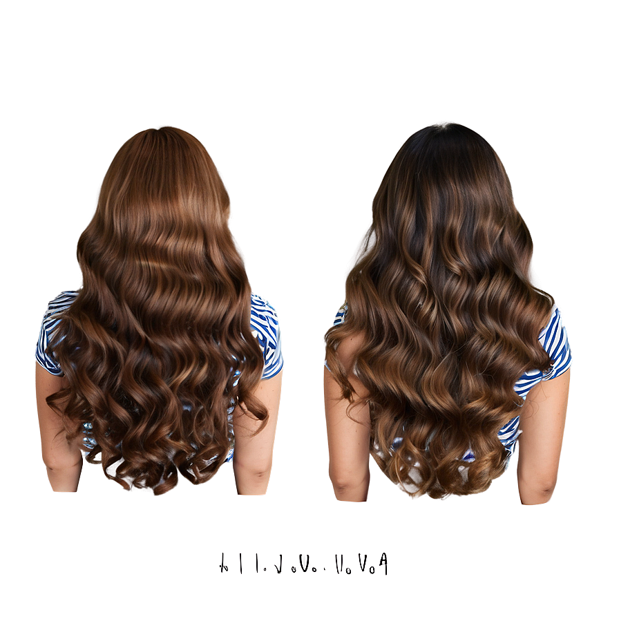 Long Wavy Brown Hair Png 69