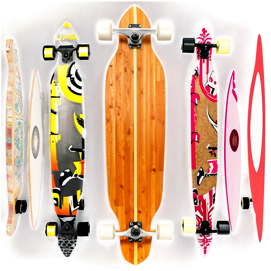 Longboard Template Png Qob