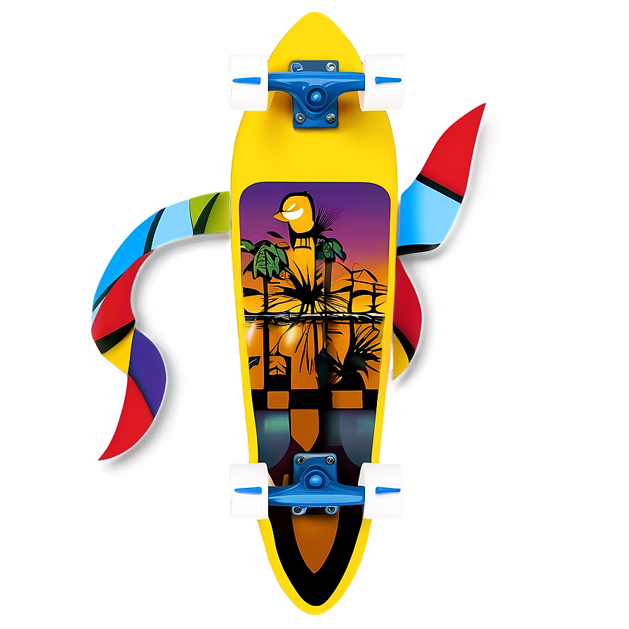 Longboard Vector Png 06272024