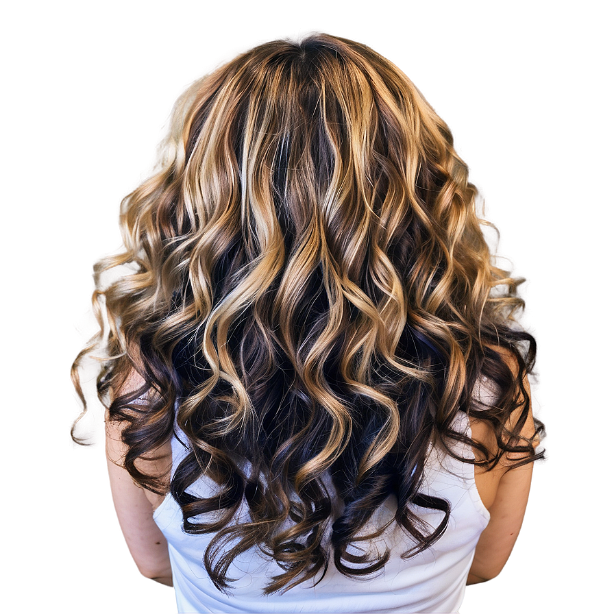 Loose Waves Perm Hair Png 11