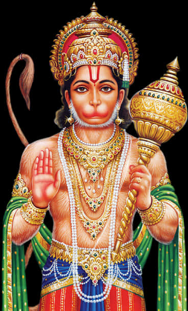 Lord Hanuman Traditional Artwork
