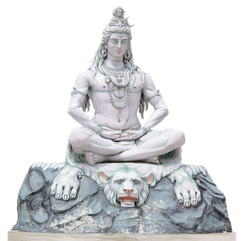 Lord Shiva Statue Meditation Pose