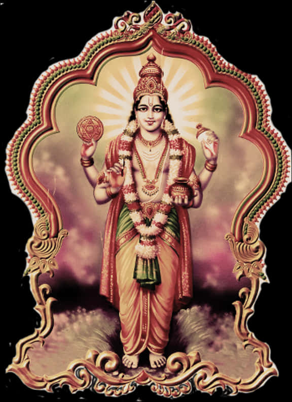 Lord_ Vishnu_ Traditional_ Artwork