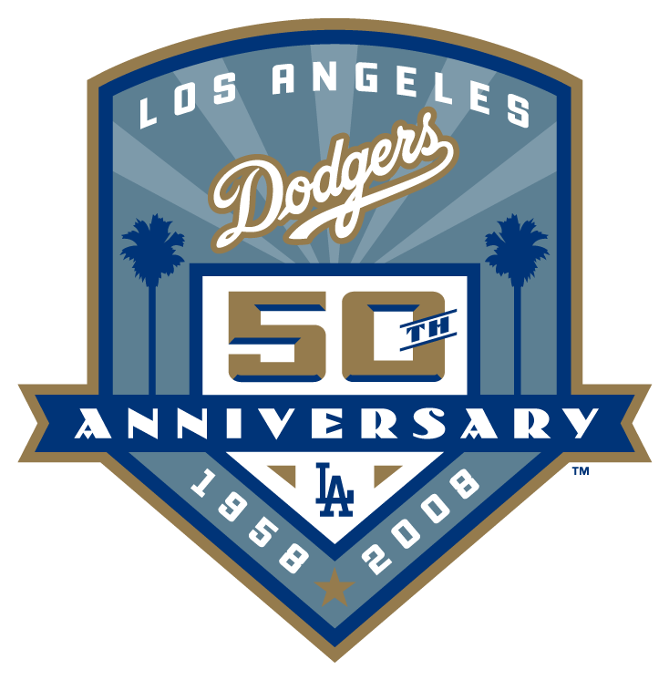 Los Angeles Dodgers50th Anniversary Logo