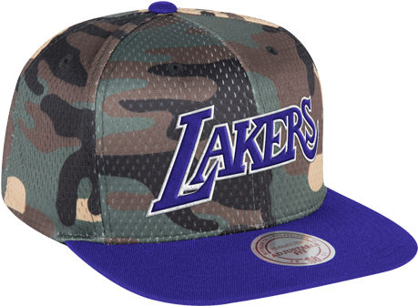 Los Angeles Lakers Camouflage Cap