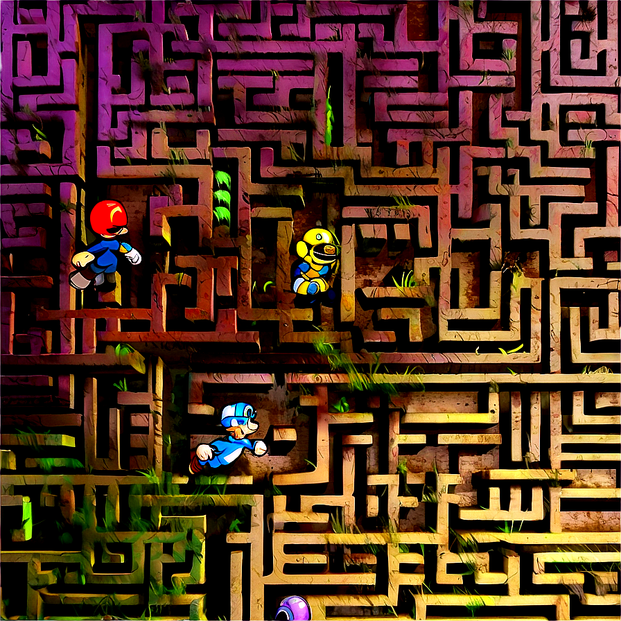 Lost In A Maze Chase Png Geo