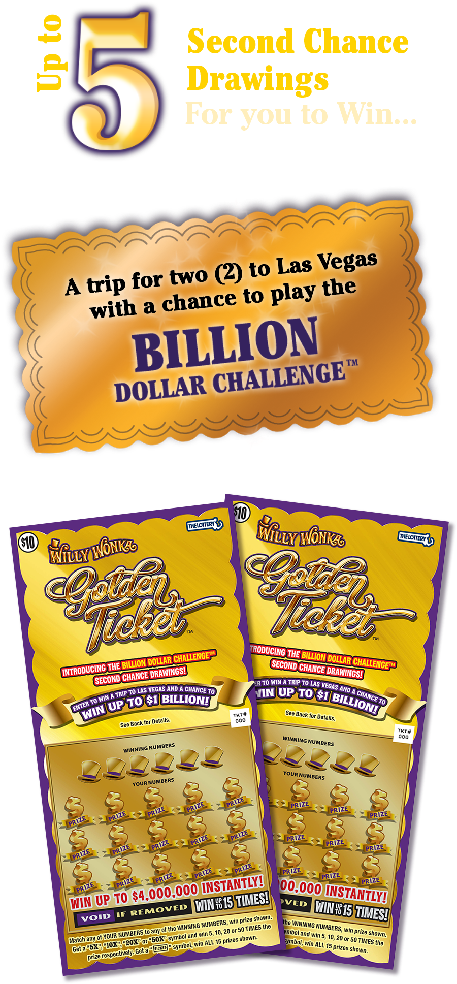 Lottery Second Chance Drawing Promotion
