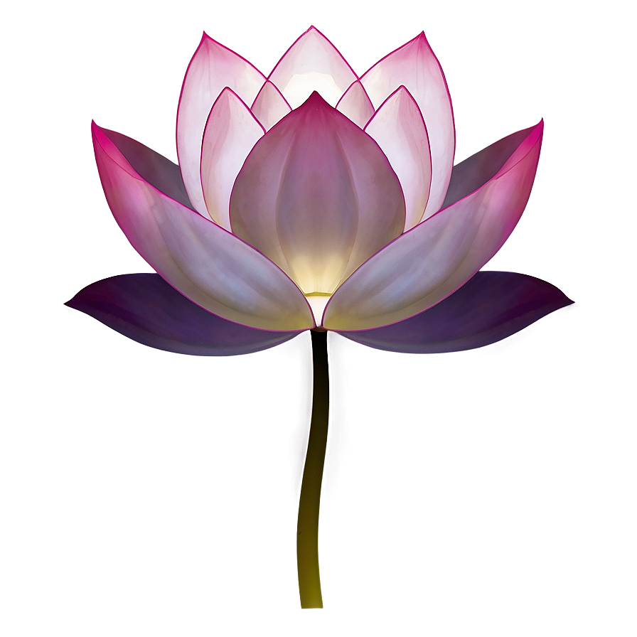 Lotus Silhouette Png 10