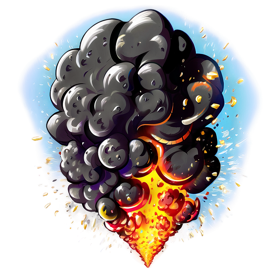 Loud Cartoon Explosion Png 68