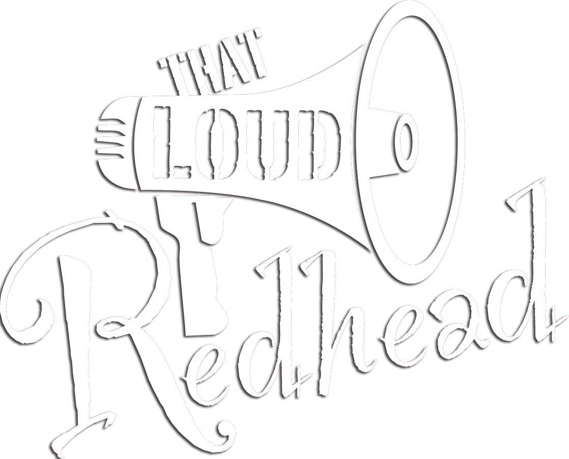 Loud Redhead Megaphone Graphic