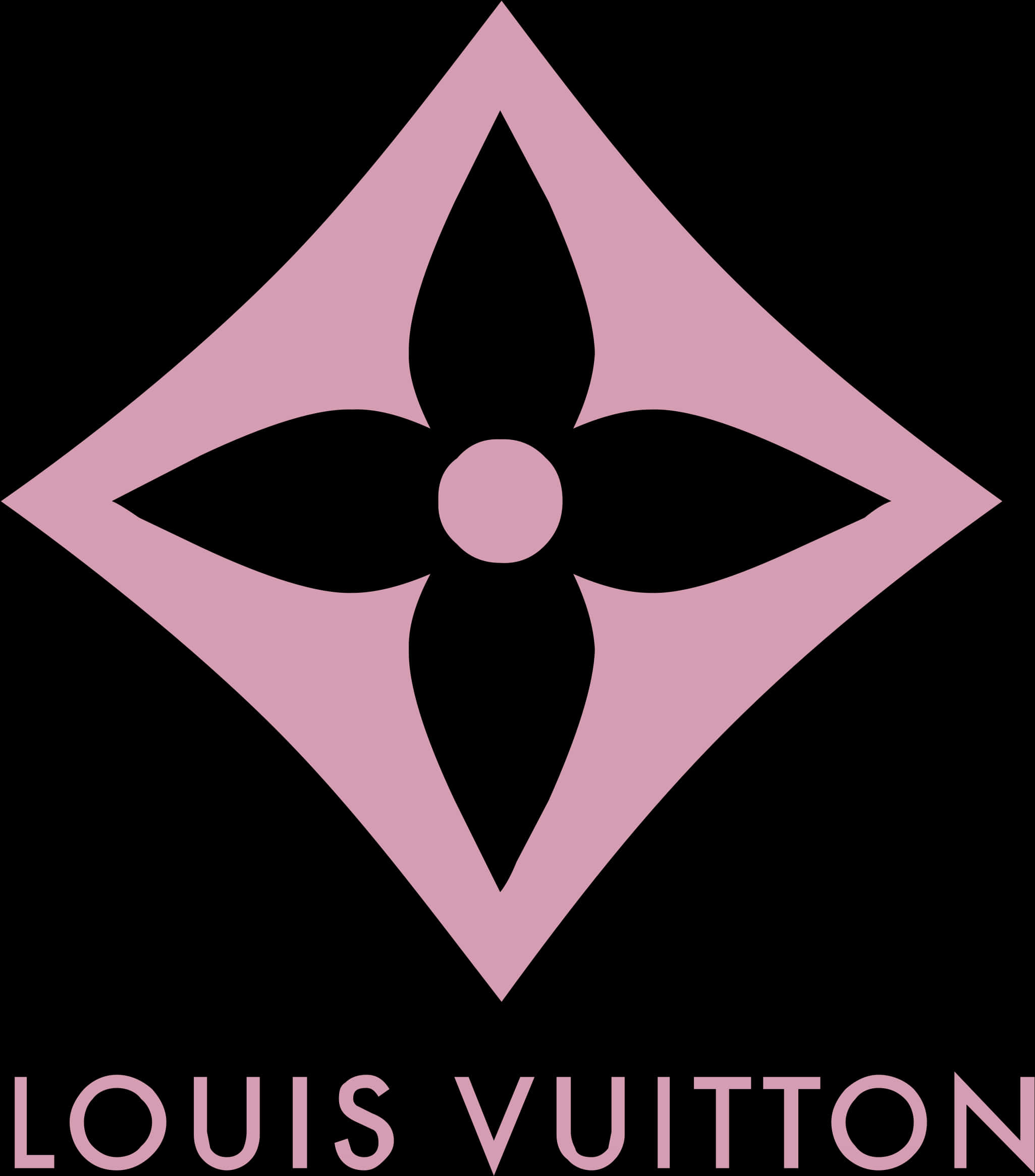 Louis Vuitton Flower Monogram Logo