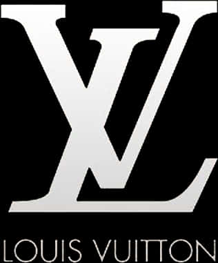 Louis Vuitton Logo Blackand White
