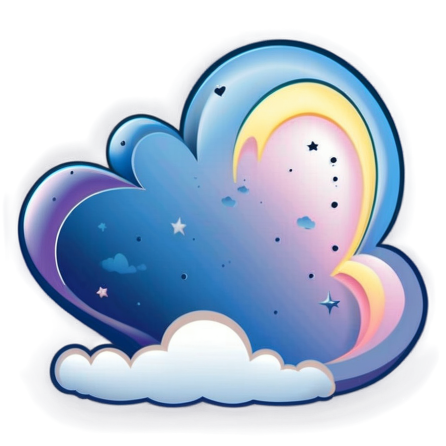 Love Cloud Cartoon Png 59