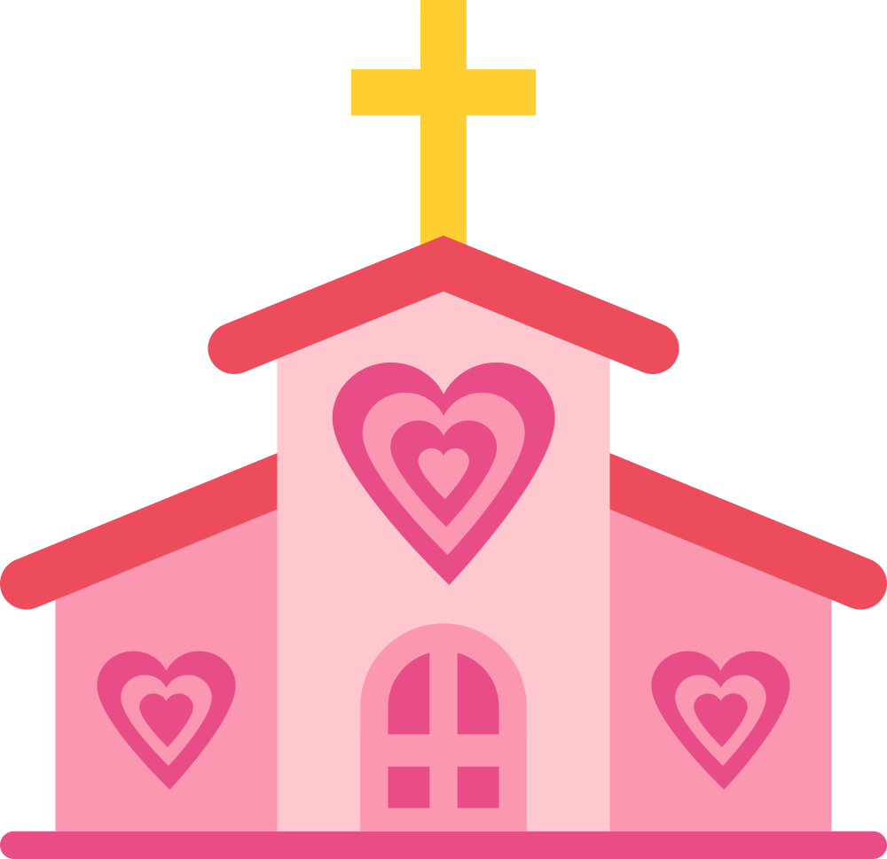 Love Heart Church Clipart