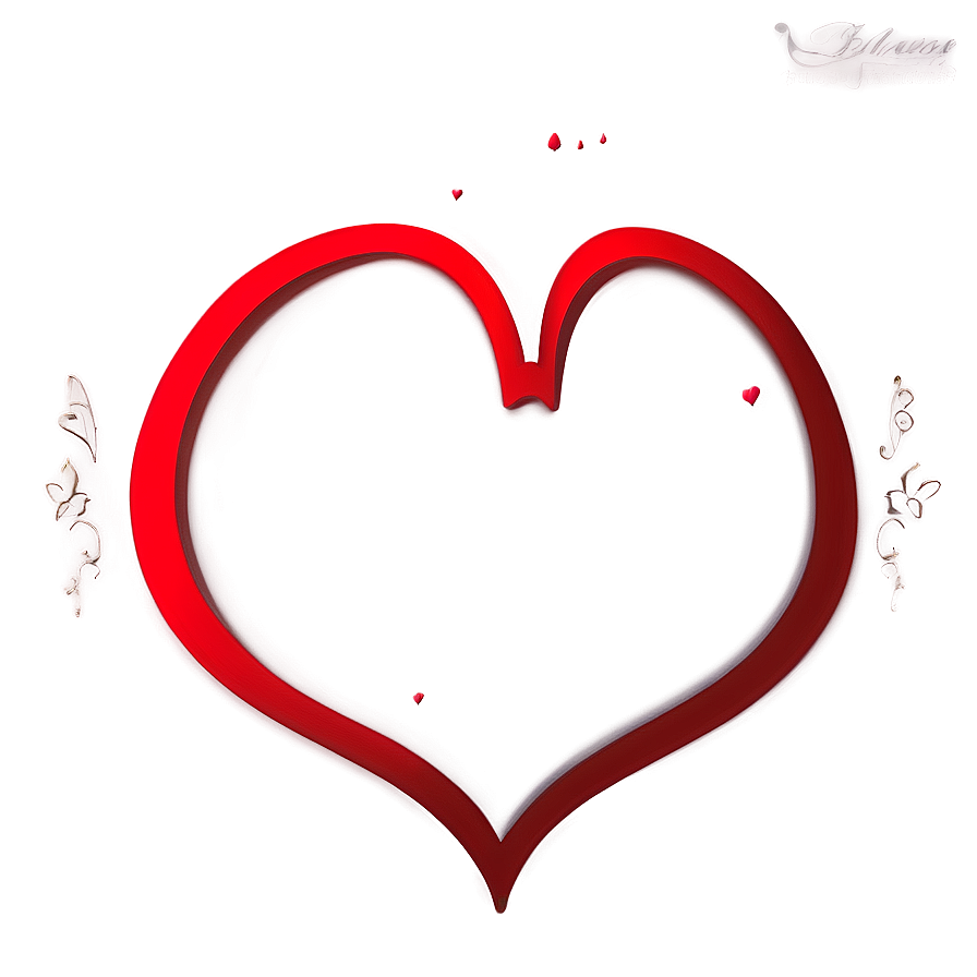 Love Message Red Heart Emoji Png 06262024