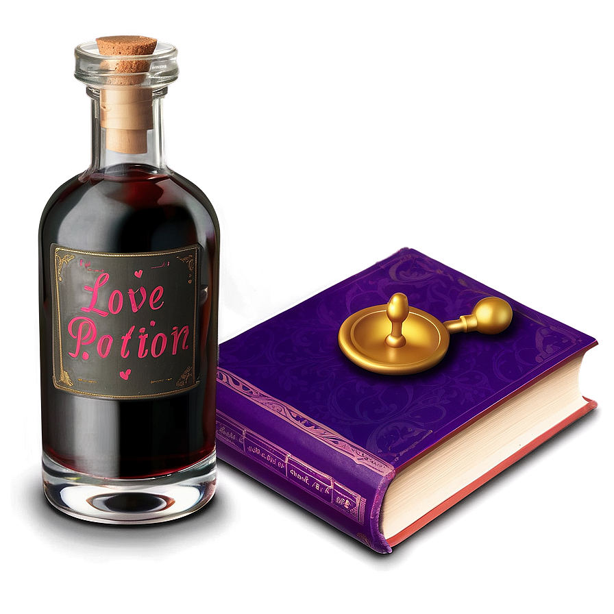 Love Potion On Books Png Vsv