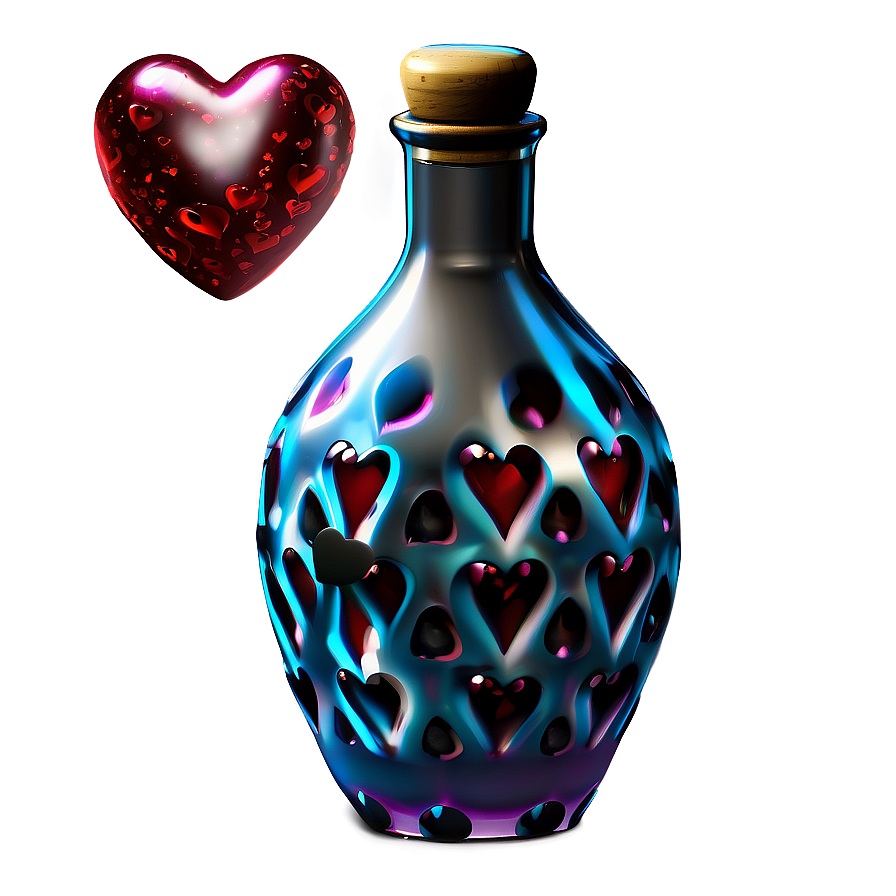 Love Potion With Hearts Png Rgl