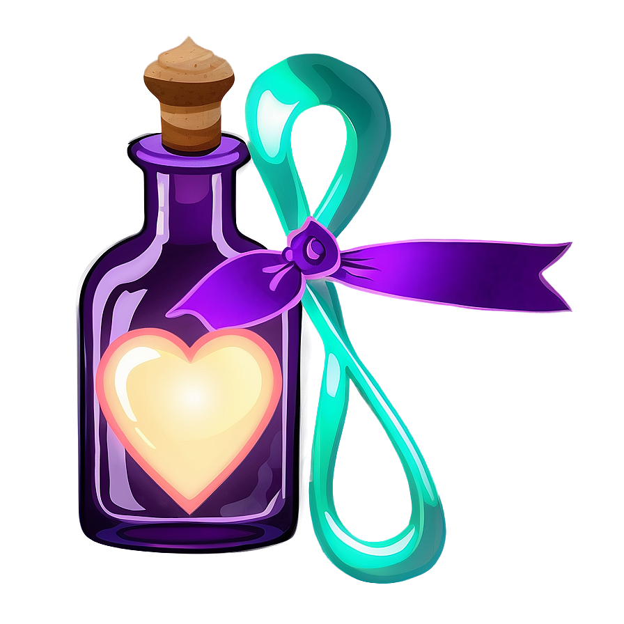 Love Potion With Ribbons Png Uqj