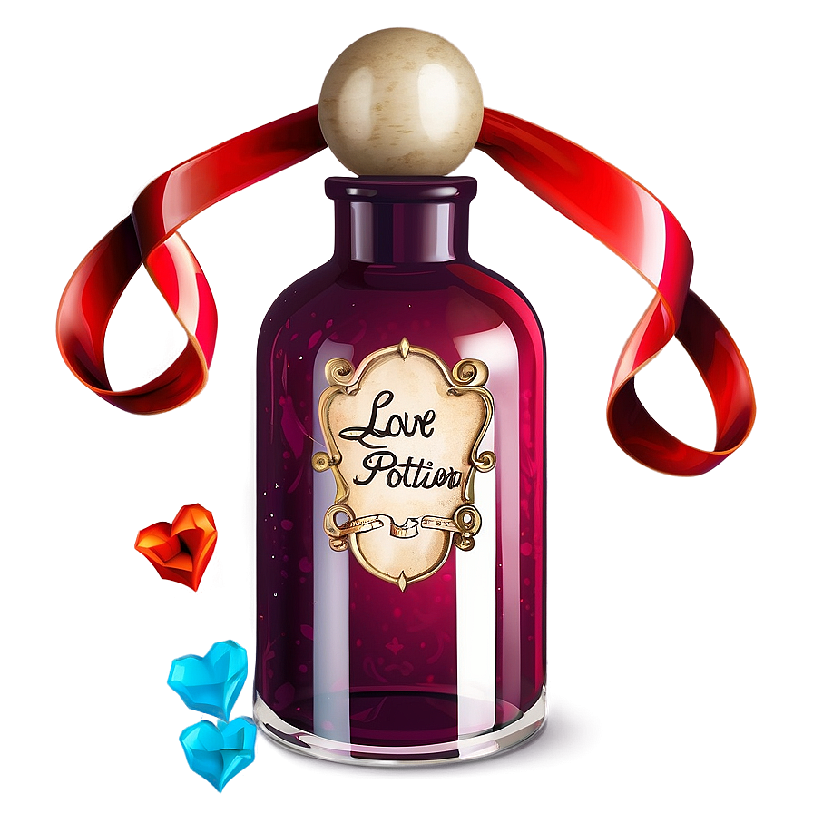 Love Potion With Ribbons Png Ybs