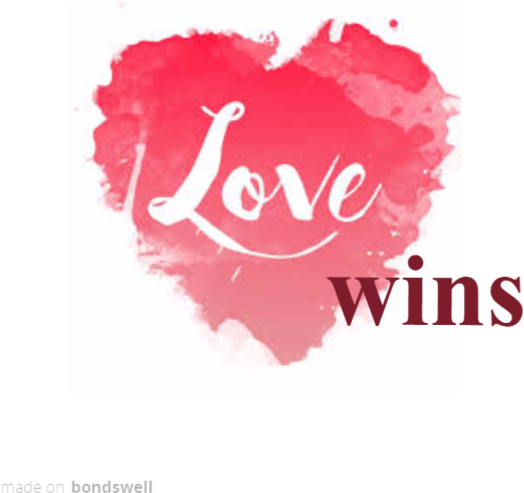 Love Wins Heart Graphic