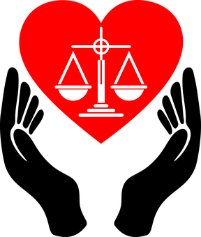 Loveand Justice Heart Symbol