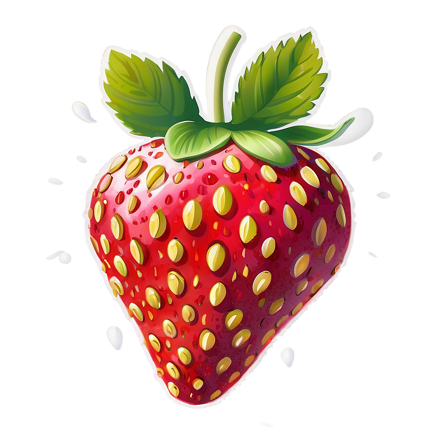 Lovely Strawberry Graphic Png 06252024