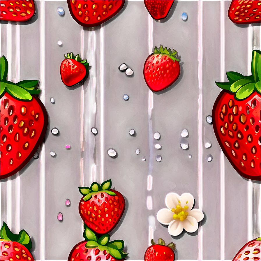 Lovely Strawberry Graphic Png 44