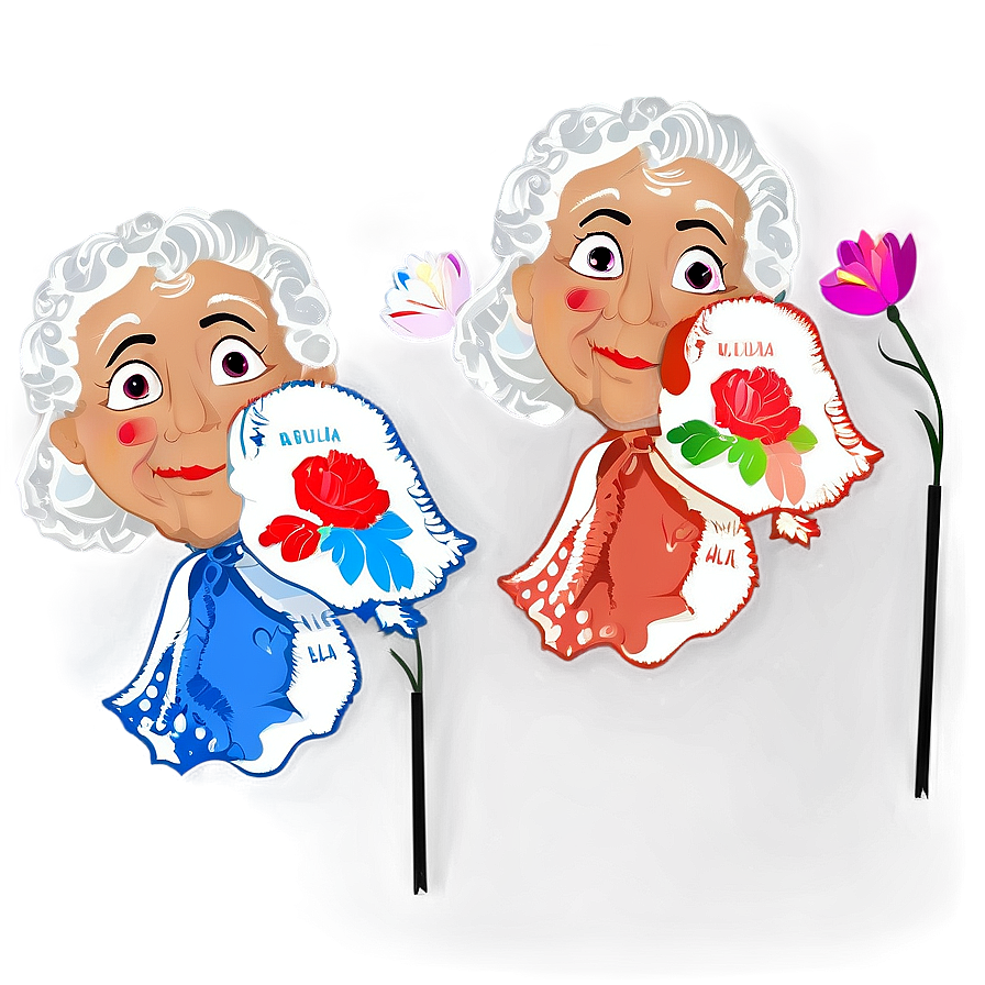 Loving Abuela Clipart Png Kam62