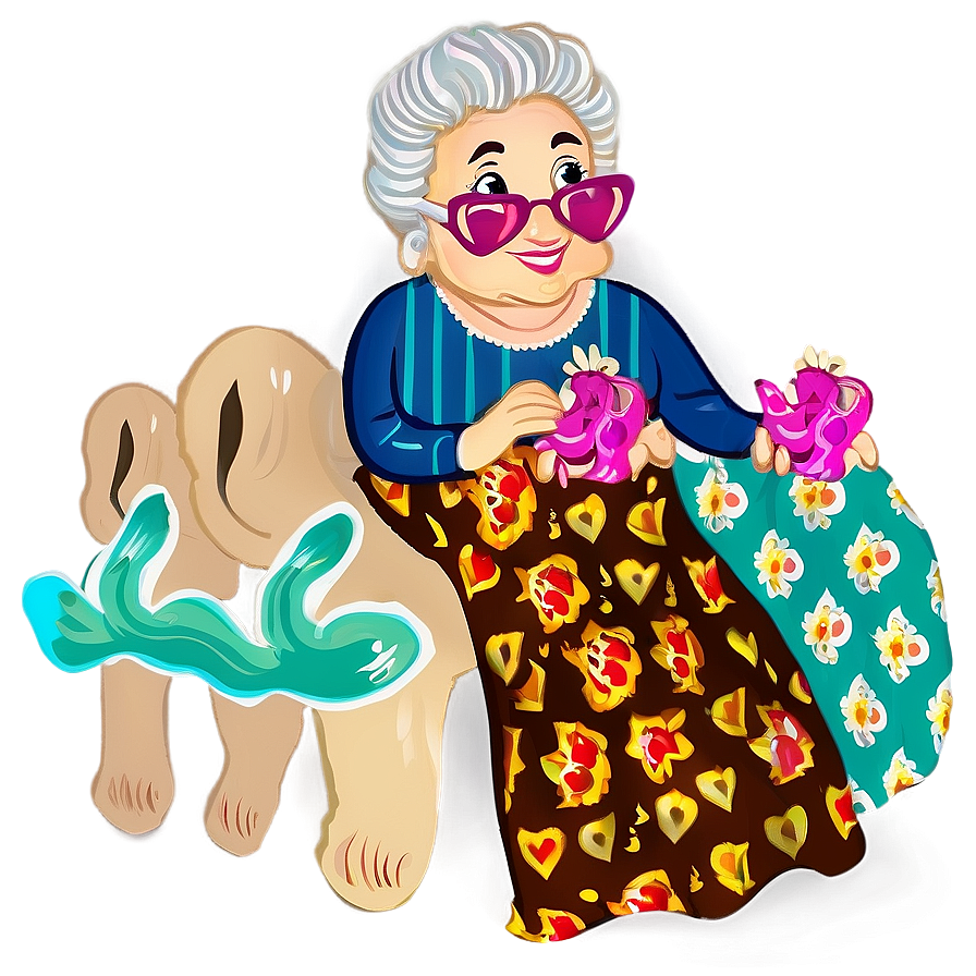 Loving Abuela Clipart Png Pdd50