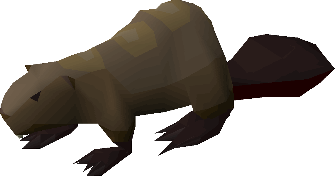 Low Poly Beaver Artwork