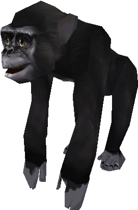 Low Poly Gorilla Model.png