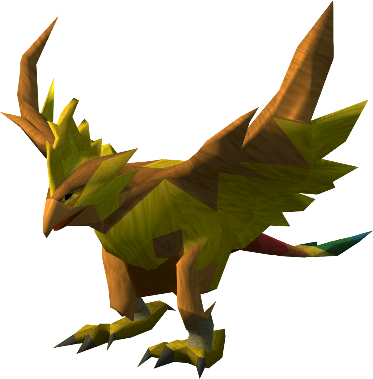 Low Poly Phoenix Model