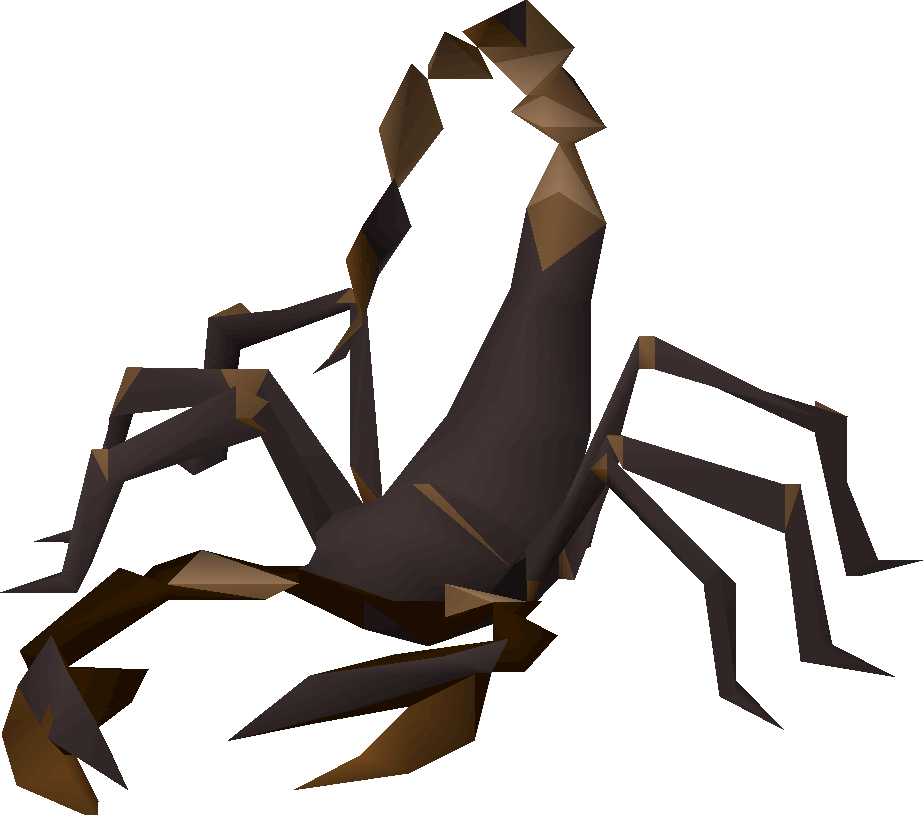 Low Poly Scorpion Graphic