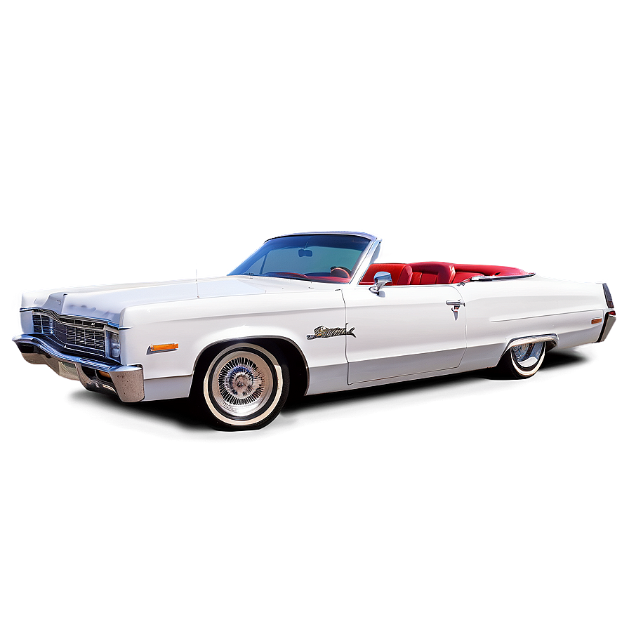 Lowrider Convertible Car Png 06112024