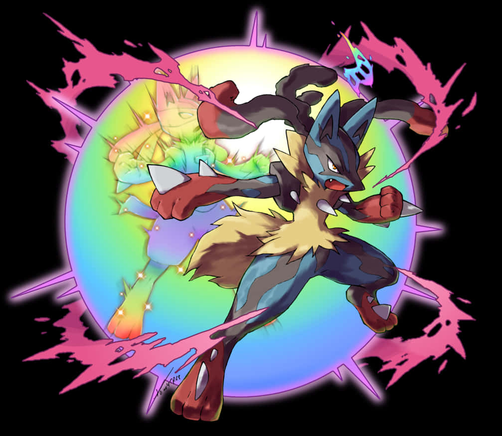 Lucario Aura Sphere Attack