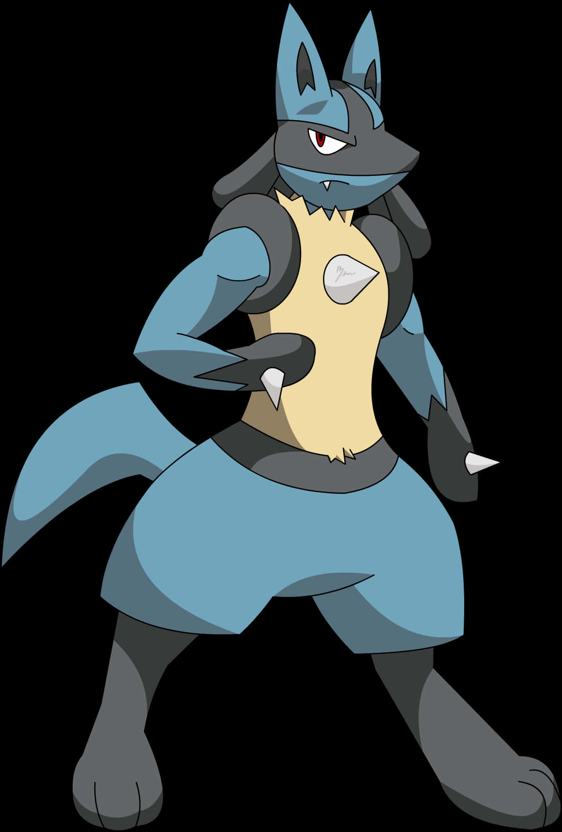 Lucario Pokemon Character Art