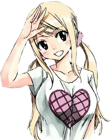 Lucy Heartfilia Anime Character Smile