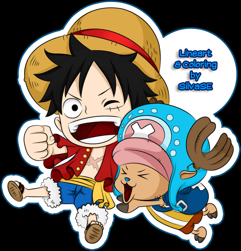 Luffy_and_ Chopper_ Animated_ Sticker