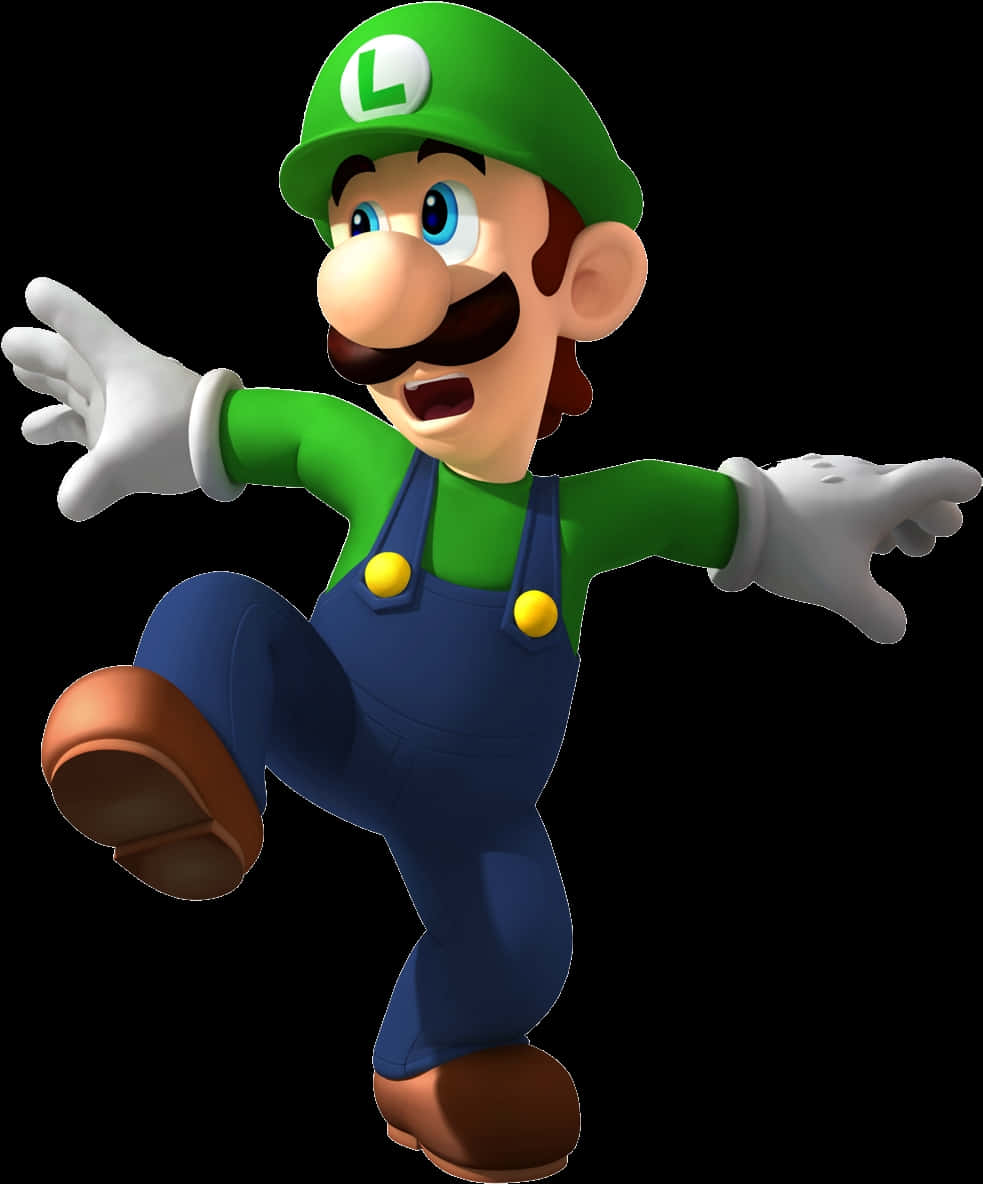 Luigi Animated Character Pose