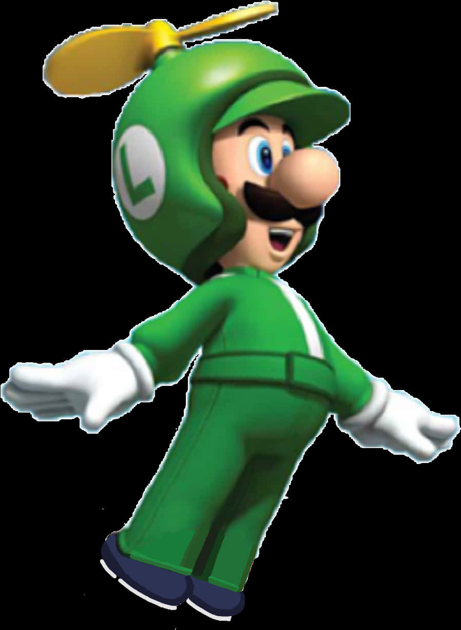 Luigiin Propeller Suit