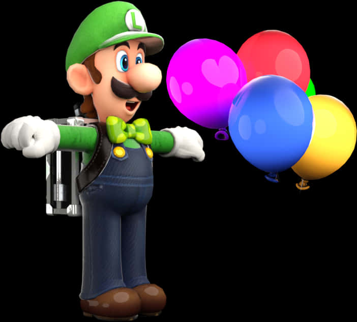 Luigiwith Balloons