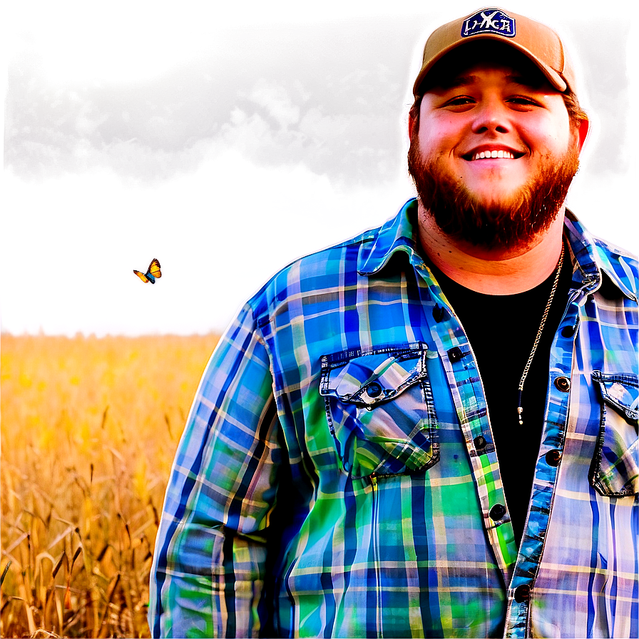 Luke Combs Portrait Png 89