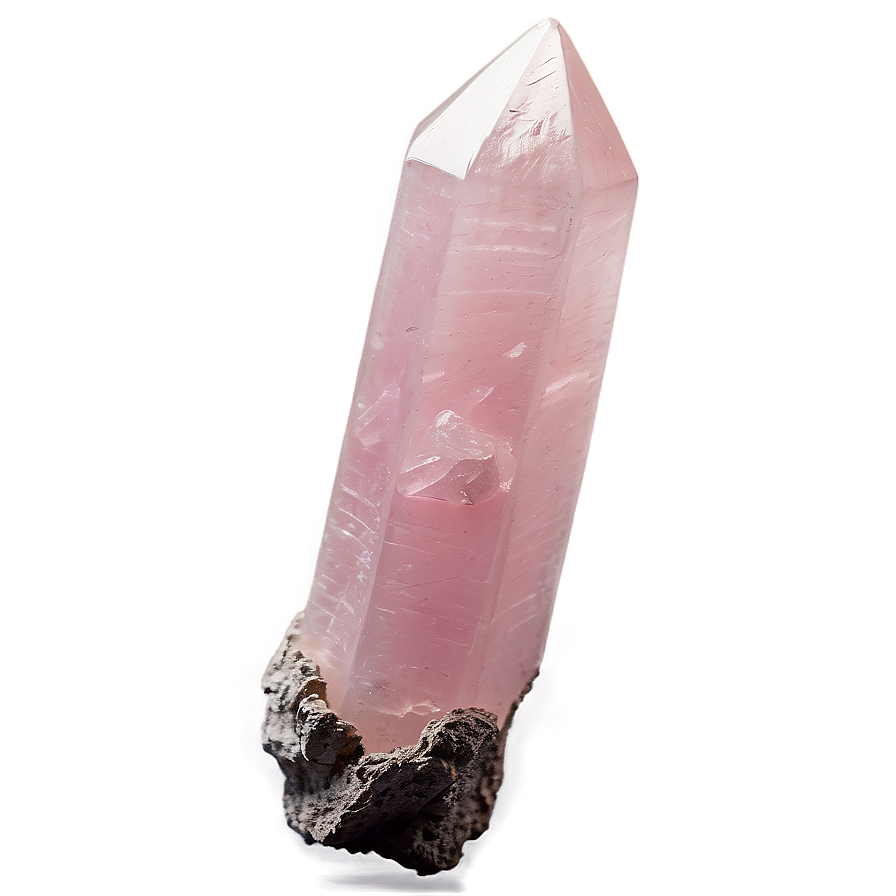 Luminescent Rose Quartz Specimen Png Pdq67