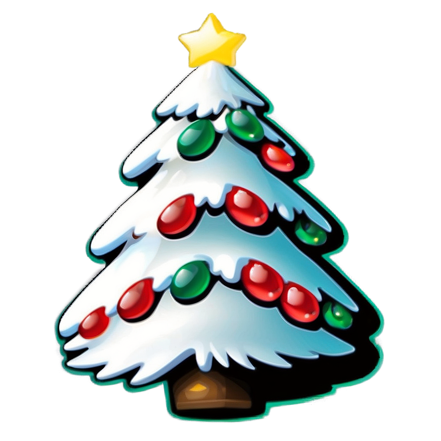 Luminous Cute Christmas Tree Decoration Png 75