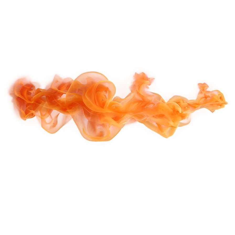 Luminous Orange Smoke Effect Png Pkn75