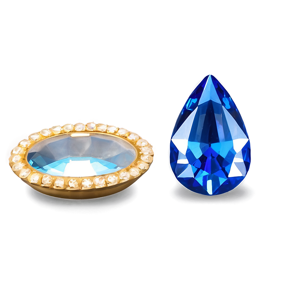 Luminous Sapphire Gem Png 06122024