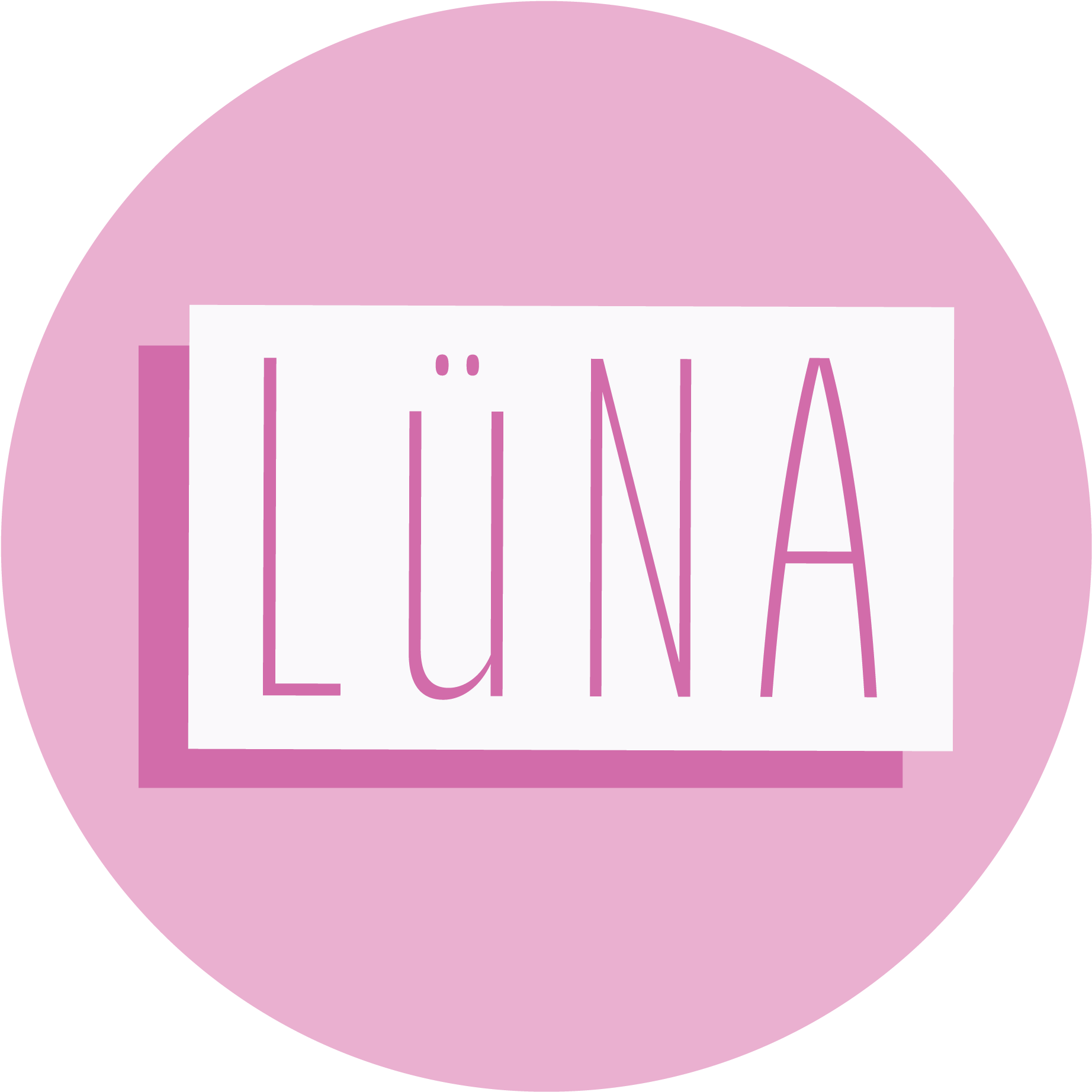 Luna Logoin Pink Circle