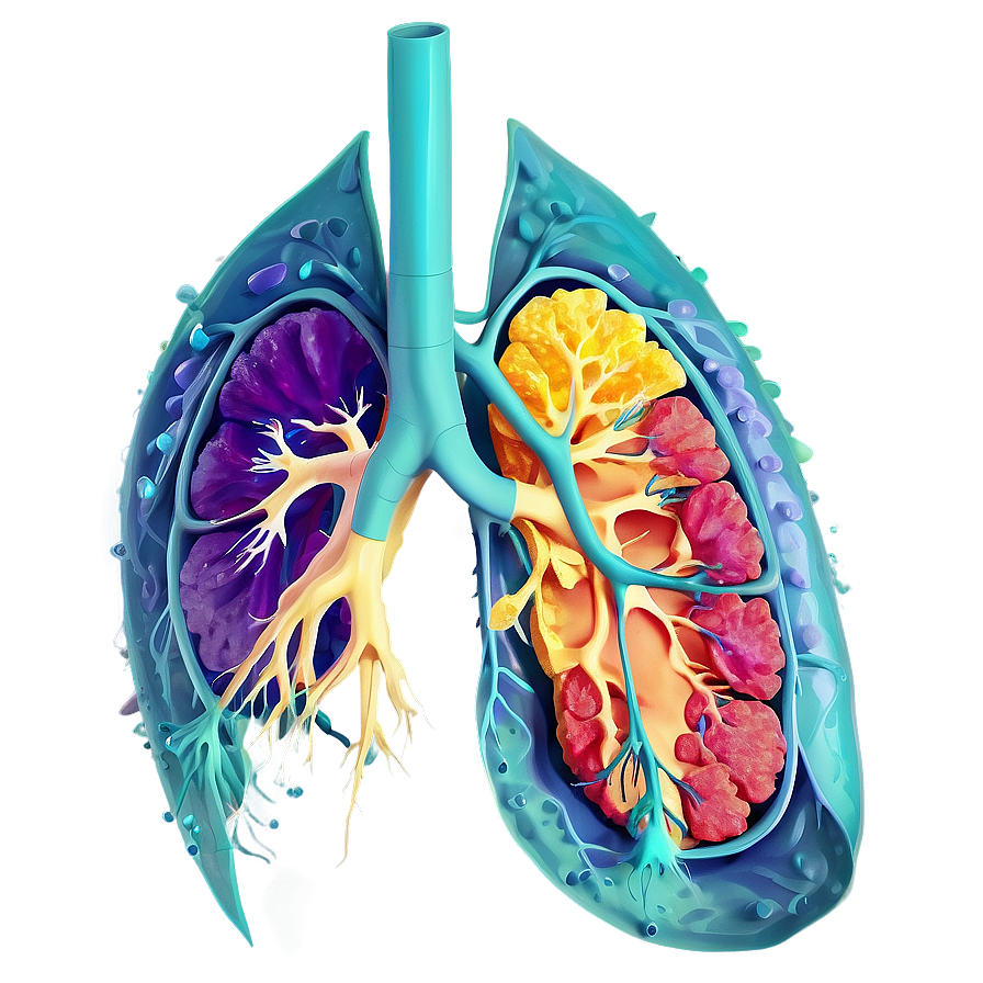 Lung Cells Respiratory Png Mxg