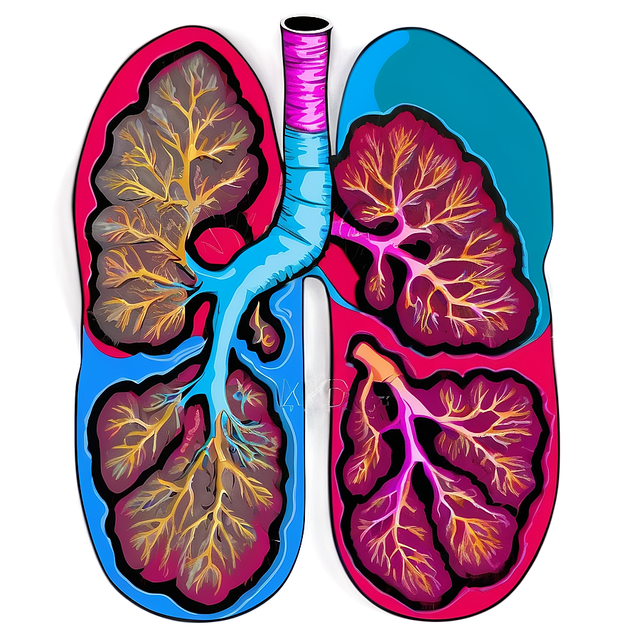 Lungs In Pop Art Style Png Tfk